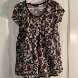 Girls Lace Split Top